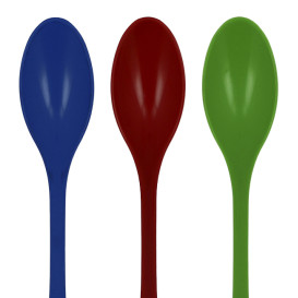 Kleiner Dessertlöffel Wiederverwendbarer PP Mineral Sortiment 175mm (100 Stück)