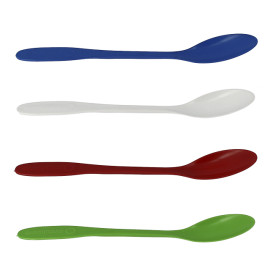 Kleiner Dessertlöffel Wiederverwendbarer PP Mineral Sortiment 175mm (100 Stück)