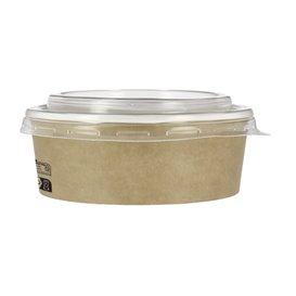Suppenbecher To Go Kraft Mit Deckel PP 25 Oz/750ml (50 Stück)