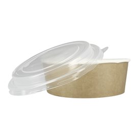 Suppenbecher To Go Kraft Mit Deckel PP 33Oz/1000ml (25 Stück)