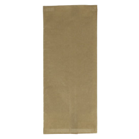 PapierBesteckumschlag mit Servietten Kraft (100 Stück)