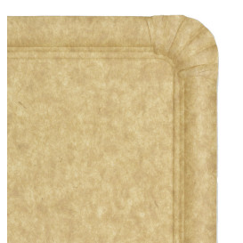 Pappschale Kraft "Flower" 18x24cm 345g/m² (600 Stück)