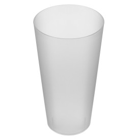 Mehrwegbecher PP Durchscheinend 400ml (14 Stück)