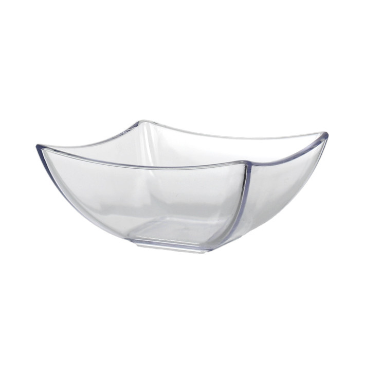 SAN "Quadrata" Schüssel Probierschale Transparent 95ml (6 Stück) SAN "Quadrata" Schüssel Probierschale Transparent 95ml (6 Stück)