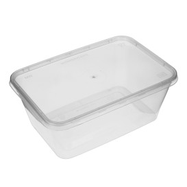 Plastikdose mit Deckel transparent 1.000ml (300 Stück)