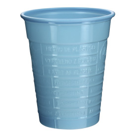 Plastikbecher PS Hellblau 200ml Ø7cm (1.500 Stück)