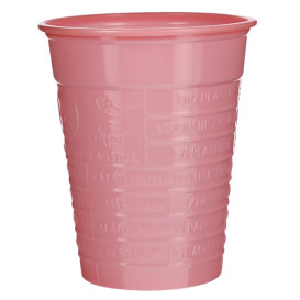 Plastikbecher PS Pink 200ml Ø7cm (1.500 Stück)