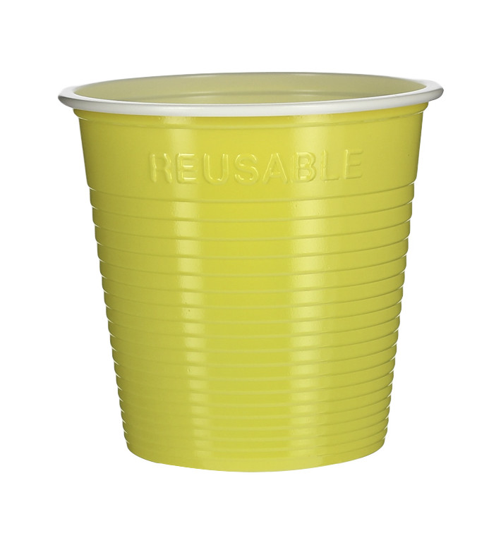 Plastikbecher Gelb PS 230ml (30 Stück) Plastikbecher Gelb PS 230ml (30 Stück)