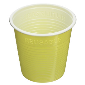 Plastikbecher Gelb PS 230ml (30 Stück)