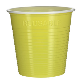 Plastikbecher Gelb PS 230ml (420 Stück)