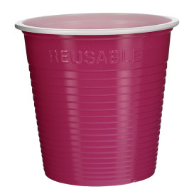 Plastikbecher Fuchsia PS 230ml (420 Stück)