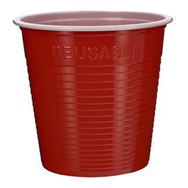 Plastikbecher Rot PS 230ml (420 Stück)