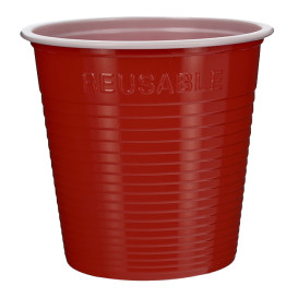 Plastikbecher Rot PS 230ml (30 Stück)