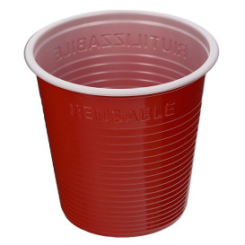Plastikbecher Rot PS 230ml (30 Stück)