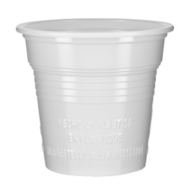 Plastikbecher PS Weiß 80ml Ø5,7cm (100 Stück)