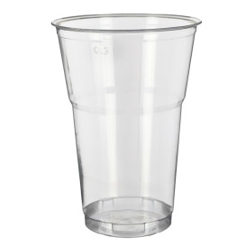 Wiederverwendbarer Becher PS "Diamant" Glasklar 350ml Ø8,0cm (400 Stück)