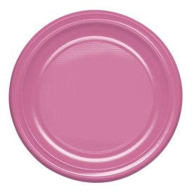 Wiederverwendbar Plastikteller Wirtschaftlich PS Pink Ø17cm (25 Stück)
