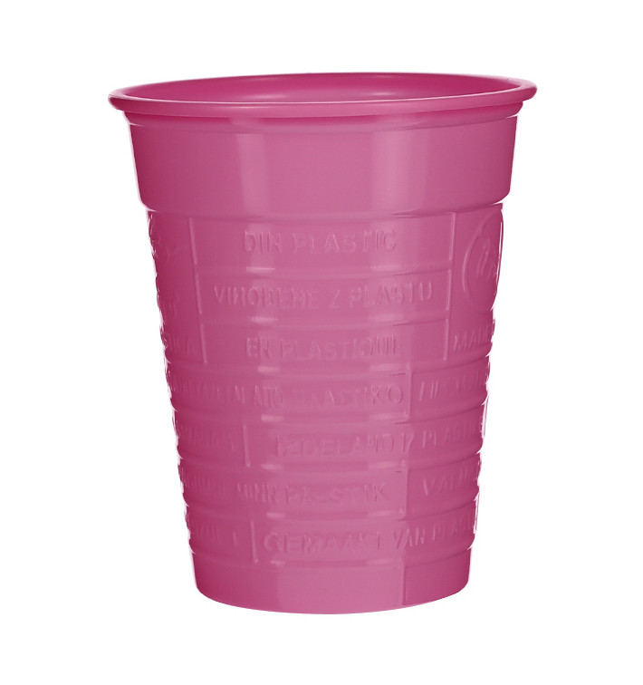 Plastikbecher PS Fuchsie 200ml Ø7cm (50 Stück) Plastikbecher PS Fuchsie 200ml Ø7cm (50 Stück)
