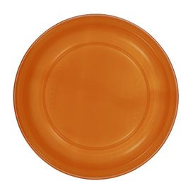 Wiederverwendbar Plastikteller Wirtschaftlich PS Orange Ø17cm (25 Stück)