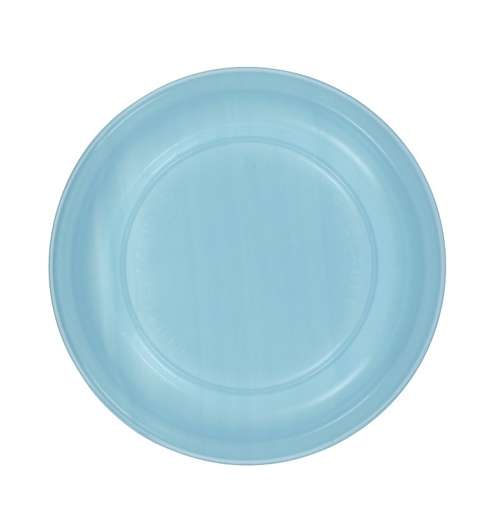 Wiederverwendbar Plastikteller Wirtschaftlich PS Hellblau Ø22cm (200 Stück) Wiederverwendbar Plastikteller Wirtschaftlich PS Hellblau Ø22cm (200 Stück)