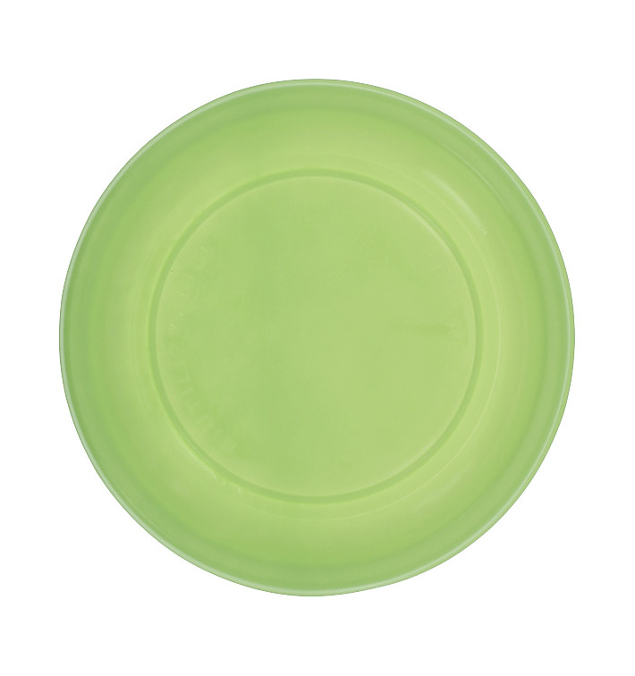 Wiederverwendbar Plastikteller Wirtschaftlich PS Gras Grün Ø17cm (25 Stück) Wiederverwendbar Plastikteller Wirtschaftlich PS Gras Grün Ø17cm (25 Stück)