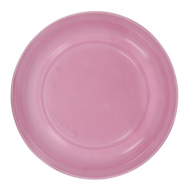 Wiederverwendbar Plastikteller Wirtschaftlich PS Pink Ø22cm (200 Stück)