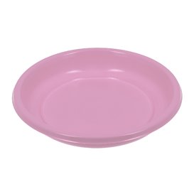 Wiederverwendbar Plastikteller Tief Wirtschaftlich PS Pink Ø20,5cm (150 Stück)