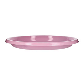 Wiederverwendbar Plastikteller Wirtschaftlich PS Pink Ø22cm (25 Stück)