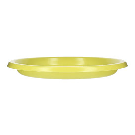Wiederverwendbar Plastikteller Wirtschaftlich PS Gelb Ø22cm (25 Stück)
