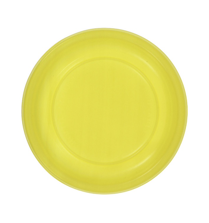 Wiederverwendbar Plastikteller Wirtschaftlich PS Gelb Ø17cm (25 Stück) Wiederverwendbar Plastikteller Wirtschaftlich PS Gelb Ø17cm (25 Stück)