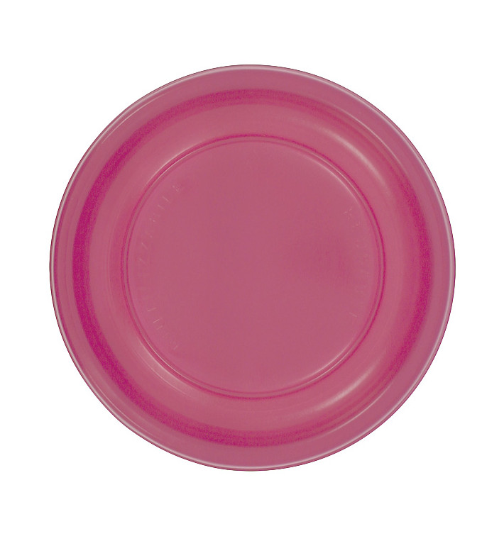 Wiederverwendbar Plastikteller Wirtschaftlich PS Fuchsia Ø22cm (25 Stück) Wiederverwendbar Plastikteller Wirtschaftlich PS Fuchsia Ø22cm (25 Stück)