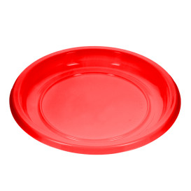 Wiederverwendbar Plastikteller Wirtschaftlich PS Rot Ø22cm (4 Stück)