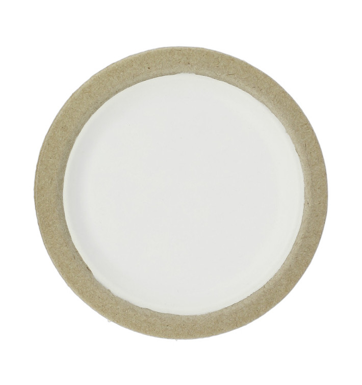 Platte aus Biologisch abbaubarer Bagasse Weiß Ø17,5cm (10 Stück) Platte aus Biologisch abbaubarer Bagasse Weiß Ø17,5cm (10 Stück)