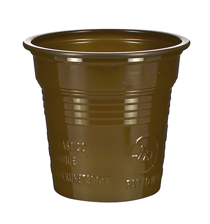 Plastikbecher PS Braun 80ml Ø5,7cm (50 Stück) Plastikbecher PS Braun 80ml Ø5,7cm (50 Stück)