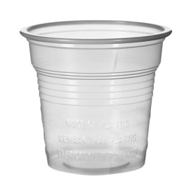 Plastikbecher PS Transparent 80ml Ø5,7cm (50 Stück)