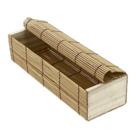 Schachtel aus Bambus für Sushi 23x8x6cm (24 Einh.)
