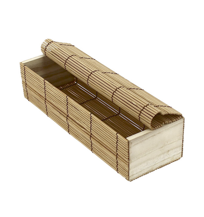 Schachtel aus Bambus für Sushi 23x8x6cm (1 Einh.) Schachtel aus Bambus für Sushi 23x8x6cm (1 Einh.)
