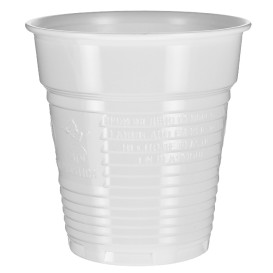 Plastikbecher PS Weiß 166ml Ø7,0cm (100 Stück)