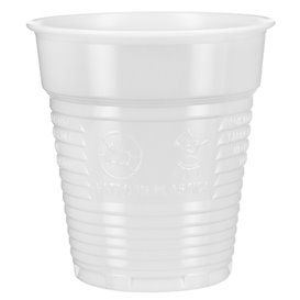Plastikbecher Weiß 166ml Ø7,0cm (100 Stück)