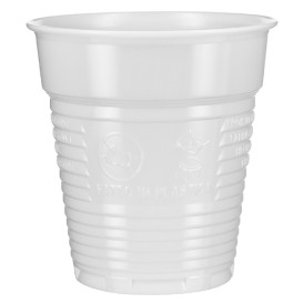 Plastikbecher Weiß 166ml Ø7,0cm (100 Stück)