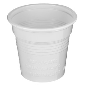 Plastikbecher PS Weiß 80ml Ø5,7cm (4800 Stück)