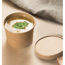Kraft Pappbecher 8oz/250ml Ø9cm (25 Stück)