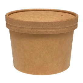 Kraft Pappbecher 8oz/250ml Ø9cm (25 Stück)