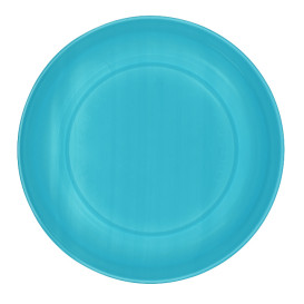 Wiederverwendbar Plastikteller Wirtschaftlich PS Türkis Ø20,5cm (150 Stück)