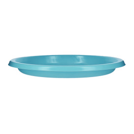 Wiederverwendbar Plastikteller Wirtschaftlich PS Türkis Ø17cm (25 Stück)