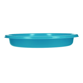 Wiederverwendbar Plastikteller Wirtschaftlich PS Türkis Ø20,5cm (150 Stück)