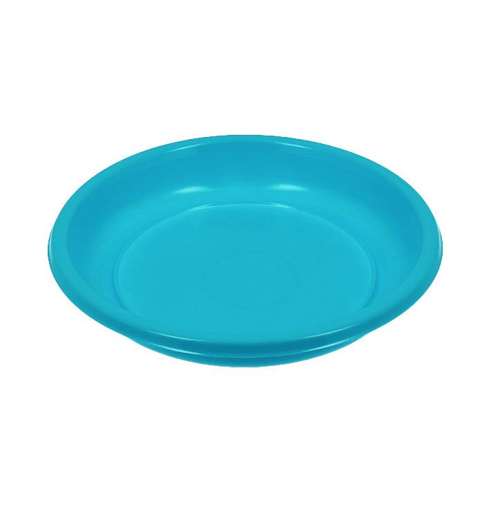 Wiederverwendbar Plastikteller Wirtschaftlich PS Türkis Ø20,5cm (25 Stück) Wiederverwendbar Plastikteller Wirtschaftlich PS Türkis Ø20,5cm (25 Stück)