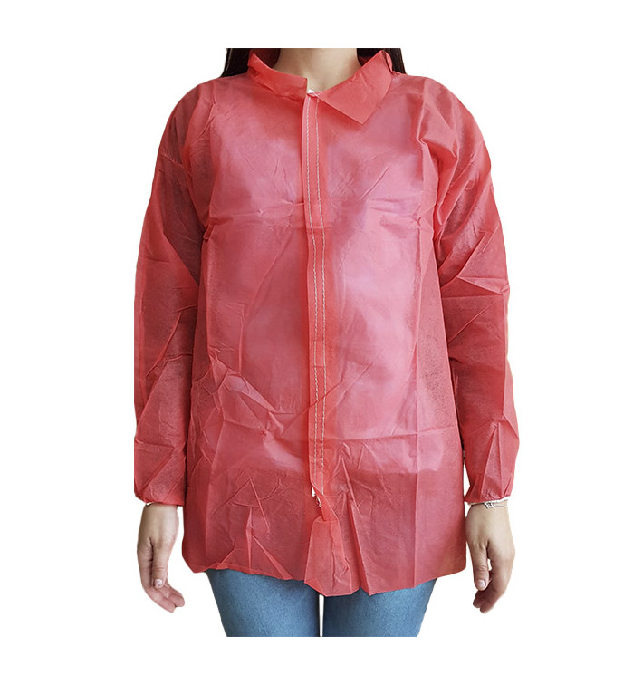 PP Schutzmäntel Kadett 35gr Klettverschluss Ohne Tasche Rot (1 Stück) PP Schutzmäntel Kadett 35gr Klettverschluss Ohne Tasche Rot (1 Stück)