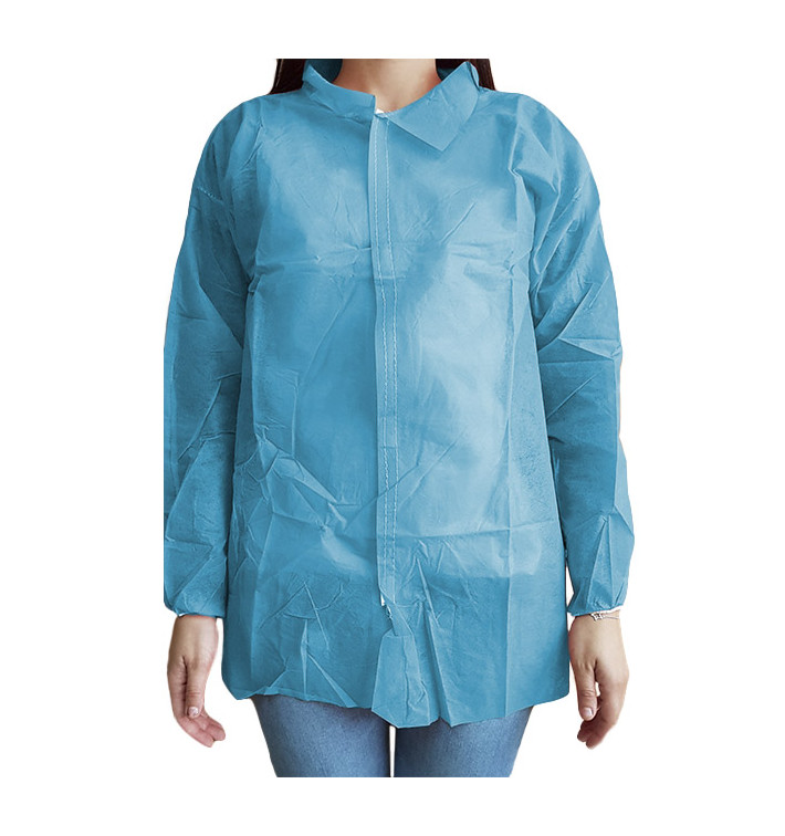PP Schutzmäntel Kadett 35gr Klettverschluss Ohne Tasche Blau (100 Stück) PP Schutzmäntel Kadett 35gr Klettverschluss Ohne Tasche Blau (100 Stück)