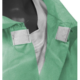 PP Schutzmäntel Klettverschluss ohne Tasche Grün XL (1 Stück)